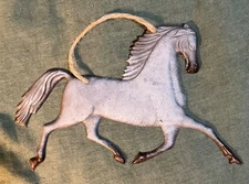RAGON HOUSE METAL HORSE WALL HANGING ORNAMENT DECORATION 9 INCHES