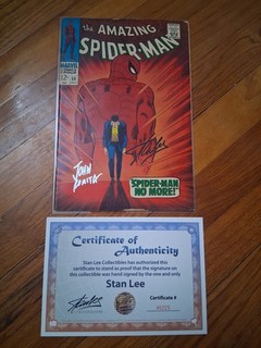 Amazing Spider Man #50 1967 1st Kingpin Stan Lee John Romita Sr Signed W/COA 5.0