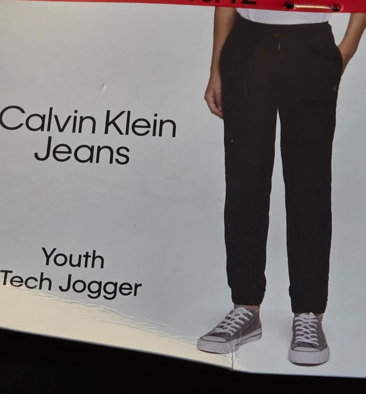 Youth Tech Jogger Black M 10/12