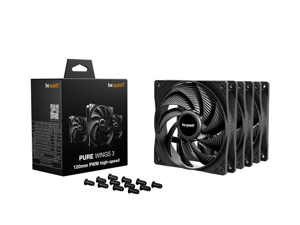 be quiet! Pure Wings 3 140mm Quiet PWM High-Speed Case Fan | Speed-regulating - Image 3 of 3
