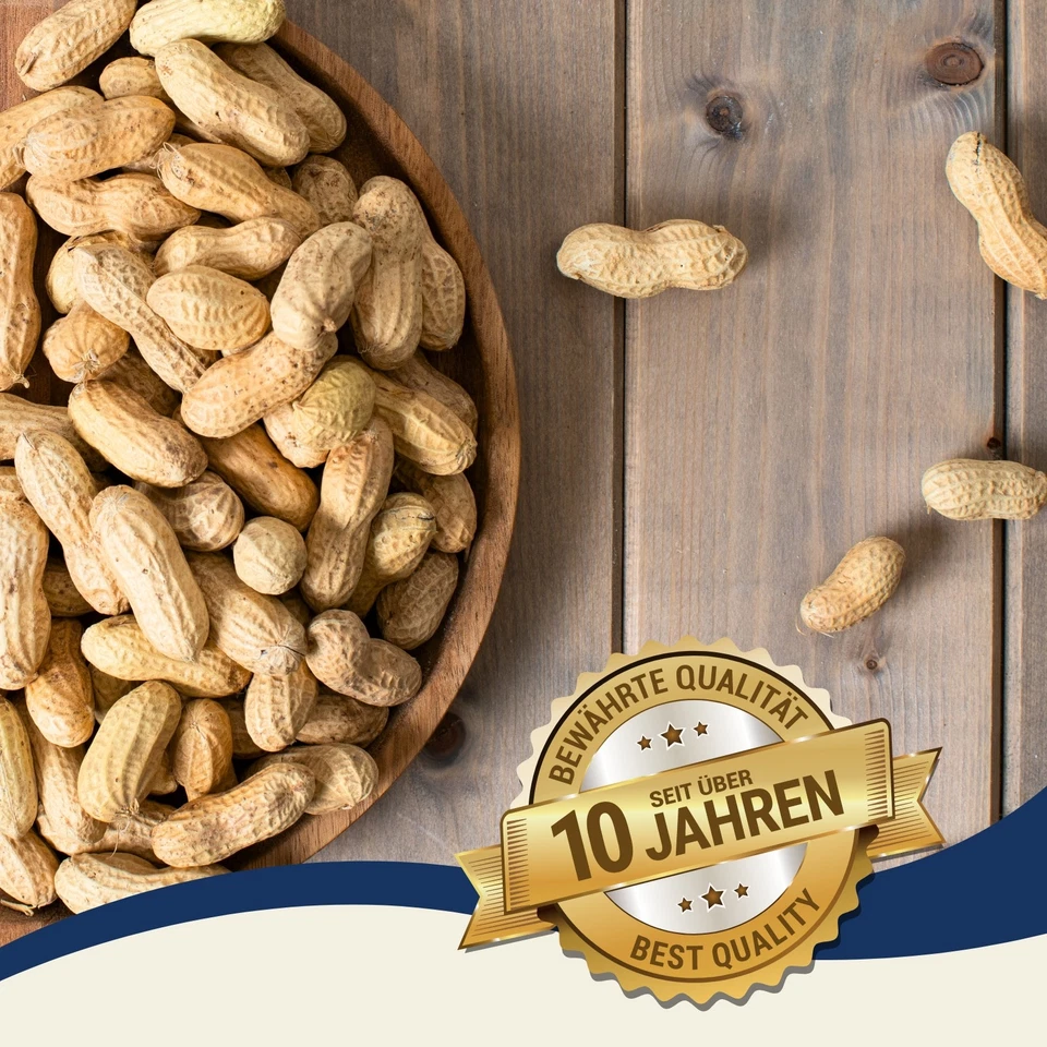 10 kg Erdnusskerne in Schoten Erdnüsse mit Schale Vögel Wildvögel Lyra Pet® - Bild 4 von 4