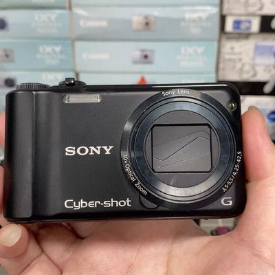 Sony Cyber-shot DSC-HX5 20.4MP Digital Camera 30X Black SD battery