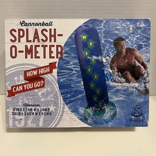 Juguete inflable para piscina Wembley ~ Splash-O-Meter ~ Medida de bala de cañón ~ Nuevo