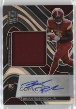2022 Panini Spectra Rookie 6/125 Brian Robinson Jr #229 Patch Auto 16wc