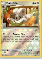 Cinccino 86/111 Reverse Holo - Sun & Moon: Crimson Invasion