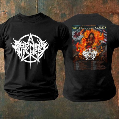 #ad #ad BURNING WITCHES North American Tour 2026 Dates Tshirt $33.95