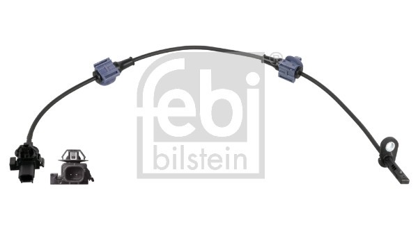Hinterachse Links Febi Bilstein 174511 Sensor, Raddrehzahl FüR Honda-image