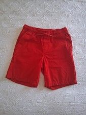 Cat Jack Boys Red Chino Shorts Size 6/7 Years