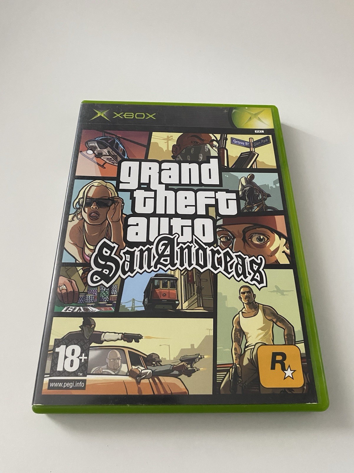 GTA GRAND THEFT AUTO SAN ANDREAS MICROSOFT XBOX EDITION FR PAL