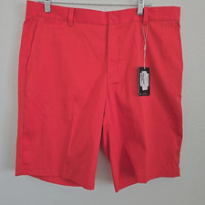 Nike Golf Dri-Fit Flat Front Golf Shorts Mens 35 x 11 Orange 639798 NEW 68