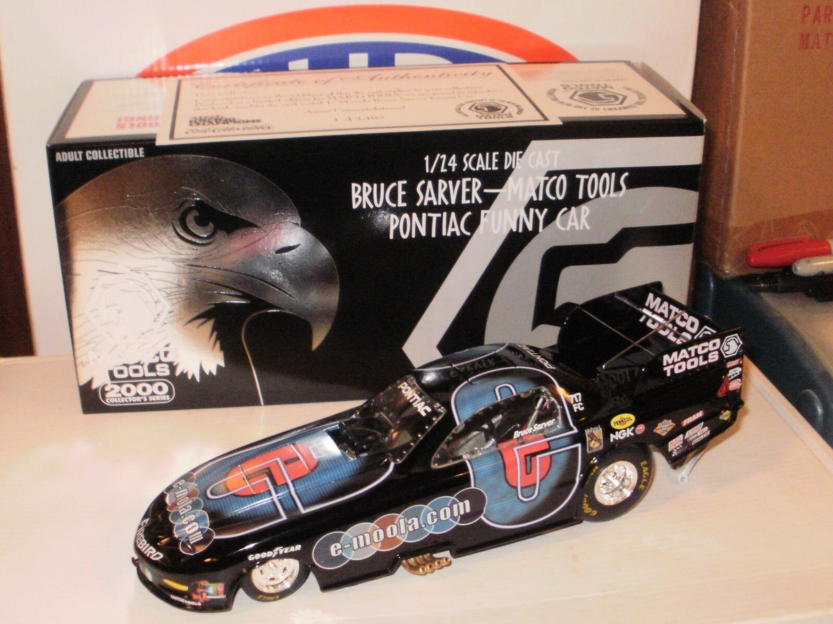 NHRA 1/24 BRUCE SARVER 2000 E-MOOLA.COM MATCO TOOLS F/C 1/3,102