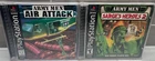 Army Men Air Attack +  Sarge’s Heroes 2 (Sony PlayStation 1, 1999) w/ Reg Cards