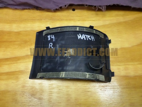 88-91 HONDA CIVIC HATCH RIGHT REAR TAIL LIGHT LID COVER PANEL BLUE - Picture 3 of 4