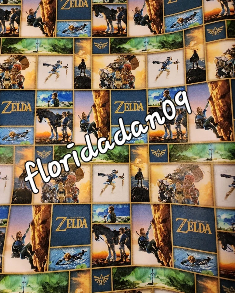 Conjunto de embrulho para presente Legend Of Zelda, papel e fita, veja a descrição. Papel de embrulho  - Imagem 2 de 2