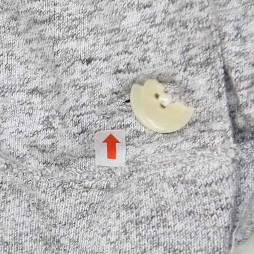 crewcuts Girls Button Front Silk Trim Cardigan Sweater 167235a9159854 Gray 10 - Picture 3 of 6