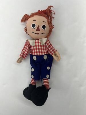 Vintage Knickerbocker Bend 'Em Raggedy Andy Doll Figures Japan 9 Inch READ