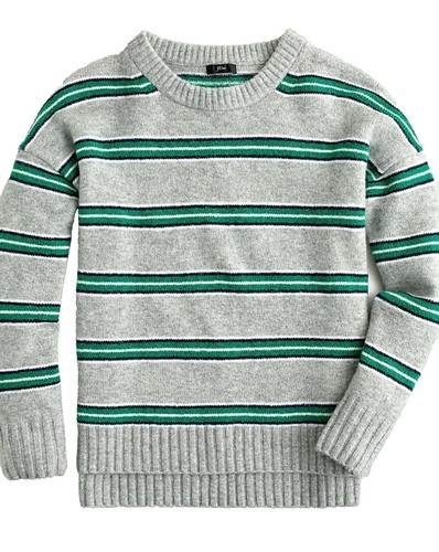 SUPREME 17aw Ombre Stripe Sweater Ombré Striped Green Used 
