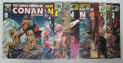 Lot of 10 Marvel The Savage Sword of Conan # 91 92 93 94 95 96 97 98 99 100
