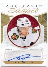 2022 2022-23 Artifacts Autofacts #AFAR Alec Regula Chicago Blackhawks Upper Deck