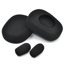 For VXI Blueparrott B450-XT B450XT Headset Black EarPads Cushions Mic Foam Cover