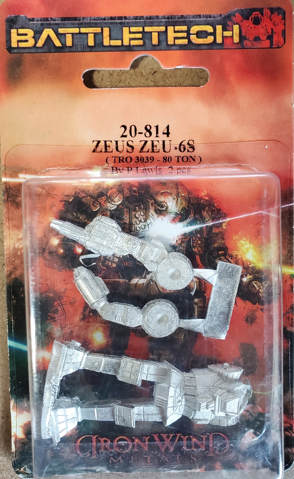 Боевые миниатюры - Zeus ZEU-6S - 20-814 от Iron Wind Metals