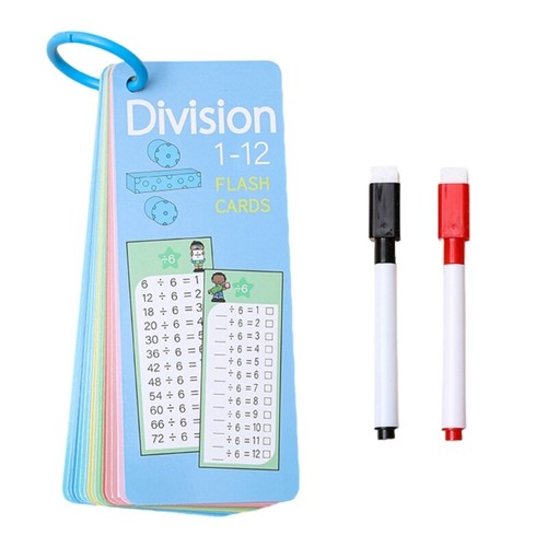 Interactive Multiplication Division Flash Cards Math Facts Flash Cards Reusable - Bild 9 von 12