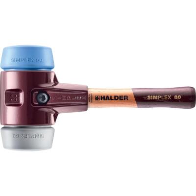 HALDER SIMPLEX-Schonhammer, TPE-soft / TPE-mid; mit Tempergussgehäuse und hoc...