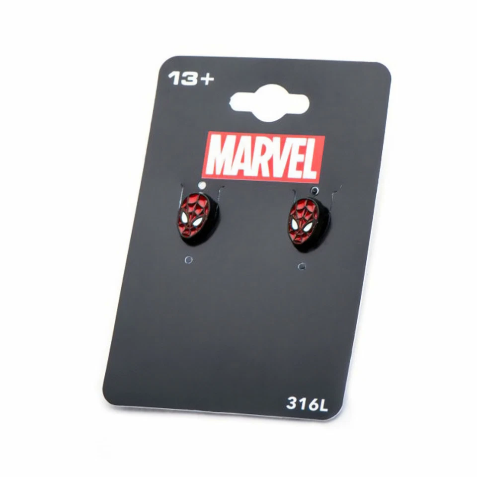 Marvel Comics Spider-Man Mask Stud Earrings Red Foto 2 de 2