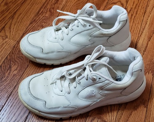 White Walking Strike Path Shoes Size 