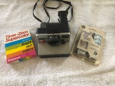 Polaroid Land Camera Pronto B with Strap - Vintage- Working