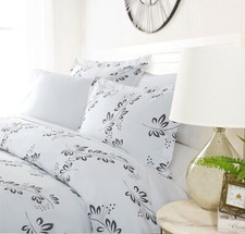 Luxury Ultra Soft Gray Annual Duvet Cover Set By Kaycie Gray Fashion
