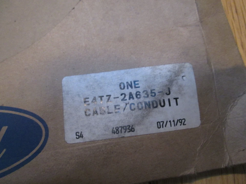 CABLE FRENO ESTACIONAMIENTO TRASERO FORD BRONCO II 1984 1985 NUEVO EN STOCK LH E4TZ-2A635-J Foto 3 de 3