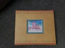 NEW SEASONS 8X8 BEACH SCRAPBOOK 10 PAGE POCKETS COVER POCKET