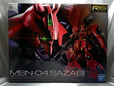 RG Gundam 1/144 MSN-04 Sazabi Shar's Mobile Suit for Newtype