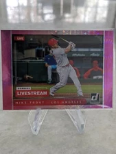 2021 Donruss Baseball Livestream Mike Trout Pink Firework Parallel #LS1