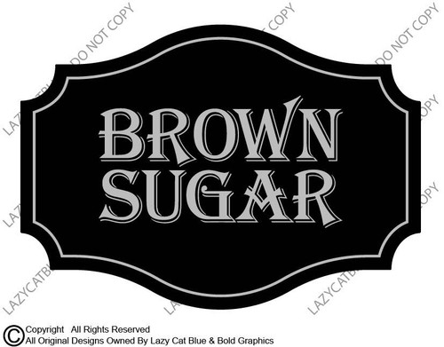 Kitchen Label Decal Sticker Coffee Sugar Tea Recycle Flour Jar Home Decor Bottle - Picture 9 of 12