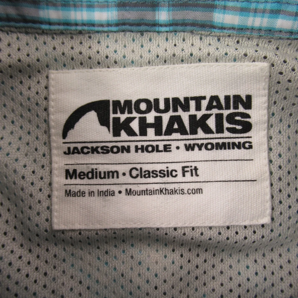 Mountain Khakis Shirt Mens Medium Short Sleeve Button Front Lightweight Classic - Image 4 of 4
