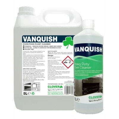 Clover Vanquish Heavy Duty Oven Cleaner 1LTR/5LTR