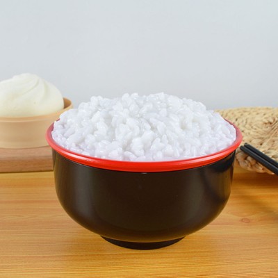  Toy Pie Simulated Food Bowl Model Lifelike Steamed Rice Artificial