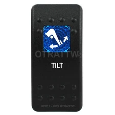 OTRATTW Carling Technologies Contura II Rocker only, TILT, BLUE LENS