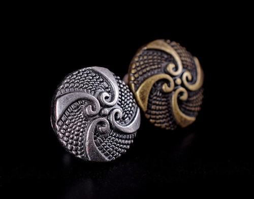 30X Brass Pattern Fast Rivet Studs Leathercraft Decor for Bracelets Bags Belts - Picture 10 of 10