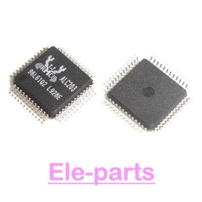 2 PCS ALC203-LF QFP-48 TWO CHANNEL AC'97 2.3 AUDIO CODEC Integrated Circuits