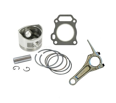 #ad #ad Piston Rings Pin Clips with Connecting Rod Free Head Gasket Fits Honda GX270 9HP $49.99
