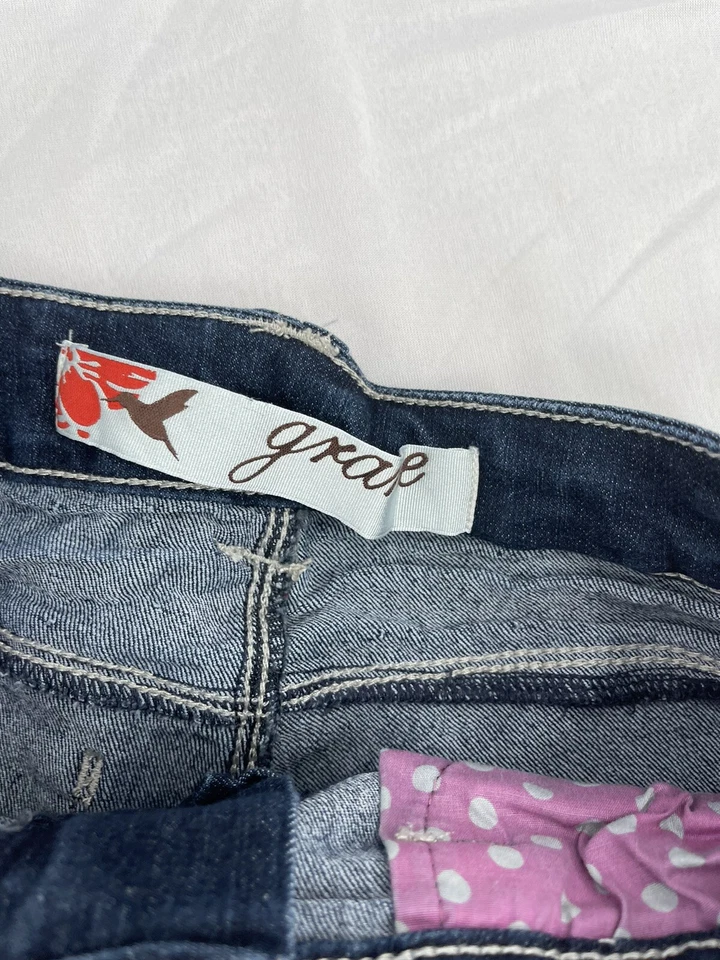 Pantalones Cortos Vaqueros Grane Jetta Denim Juniors Talla 3 Envejecidos 4 Bolsillos 2" Entrepierna Cortos Foto 4 de 4