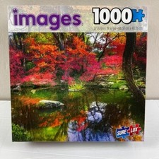 Images Pond Reflections 1000 pc Jigsaw Puzzle autumn fall woods landscape NEW
