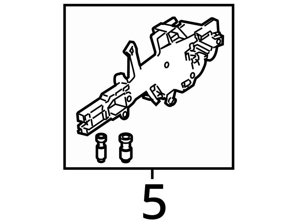 Maroon Right Rear Outer Door Handle Fits 06-08 BMW 323i 325i 51227199840 - Изображение 3 из 4