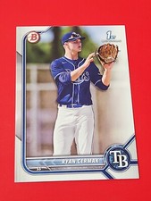 2022 Bowman Draft Paper Base BD-81 Ryan Cermak - Tampa Bay Rays