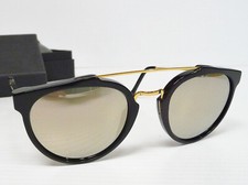 Retrosuperfuture Giaguaro mio/3/ag6/a Black  Gold Sunglasses Italy 15