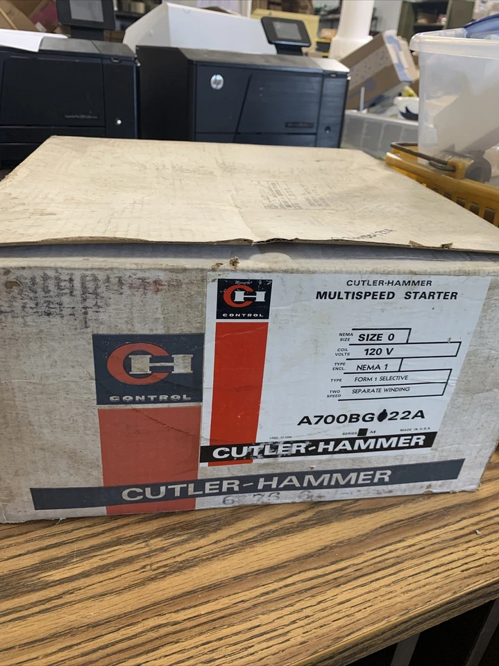 CUTLER-HAMMER ARRANQUE MULTIVELOCIDAD A700BG122A Nuevo Foto 2 de 4