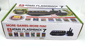 Atari Flashback 7 Classic Console with 101 Games, Controllers, Box, Tested